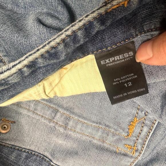 Express Precision Fit Vintage Mini Low Rise Skirt Size 12 - Picture 7 of 7